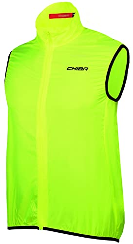 Chiba Windblocker Weste Safety Größe M, Farbe neongelb von Chiba