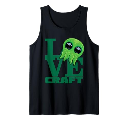 Kawaii Baby-Meeresmonster – lustiges süßes Fabelwesen-Design Tank Top von Chibi Cute Baby Sea Monster With LOVE Typography