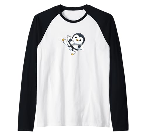 Lustiger süßer Karate-Pinguin für Kinder, Kampfsport Raglan Lustiger süßer Karate-Pinguin für Kinder, Kampfsport Raglan von Chibi Martial Arts Penguin Kick Design