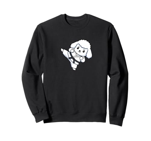 Niedlicher Pudel-Karate-Cartoon für Kinder Sweatshirt Niedlicher Pudel-Karate-Cartoon für Kinder Sweatshirt von Chibi Poodle Martial Arts Fun