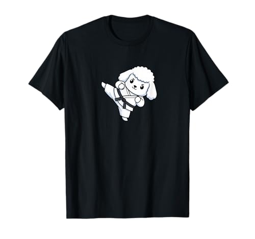 Niedlicher Pudel-Karate-Cartoon für Kinder T-Shirt Niedlicher Pudel-Karate-Cartoon für Kinder T-Shirt von Chibi Poodle Martial Arts Fun