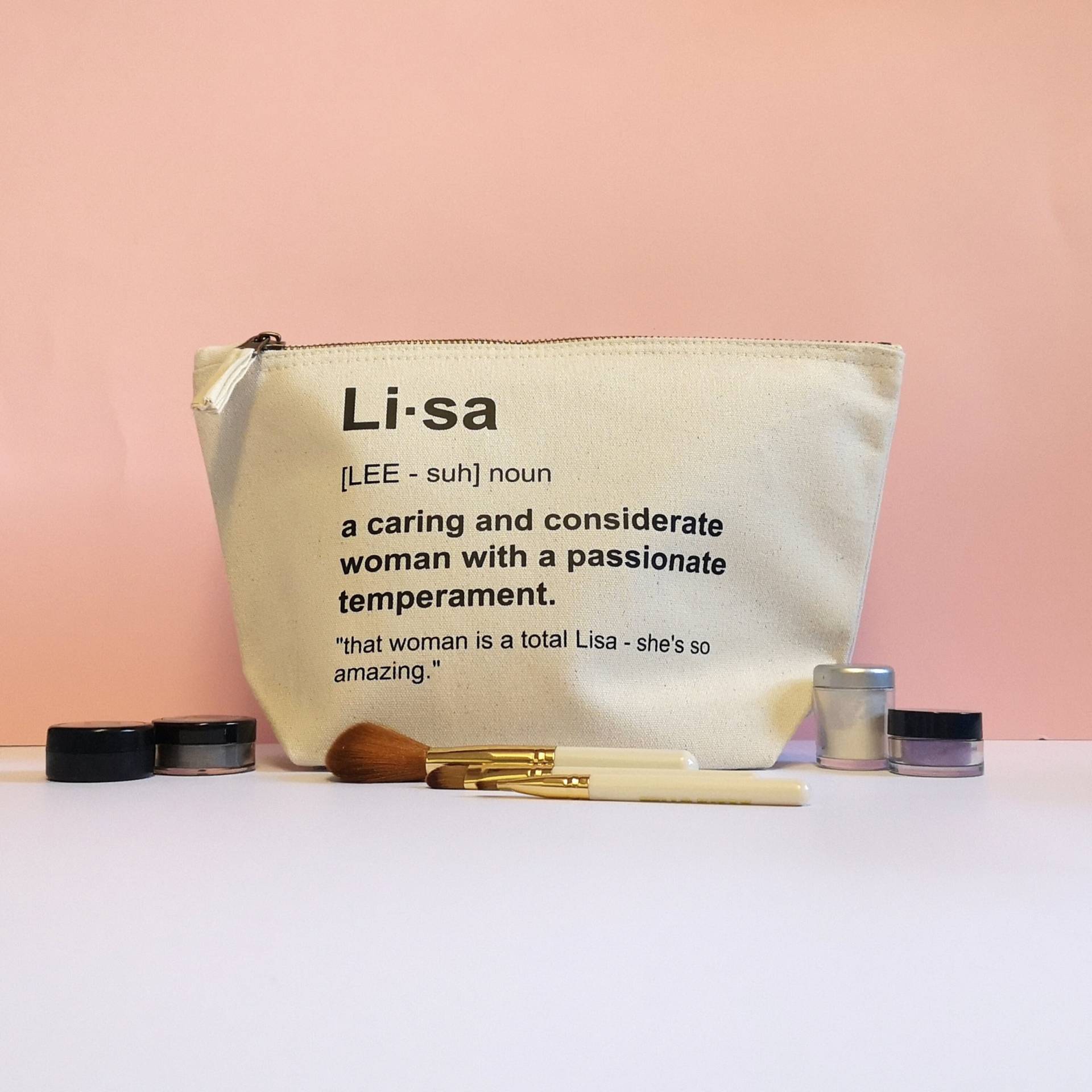 Personalisierte Kosmetiktasche, Kosmetiktasche Aus Canvas, Geschenk Für Brautjungfern Personalisierte Kosmetiktasche, Kosmetiktasche Aus Canvas, Geschenk Für Brautjungfern von ChibiChiDesigns