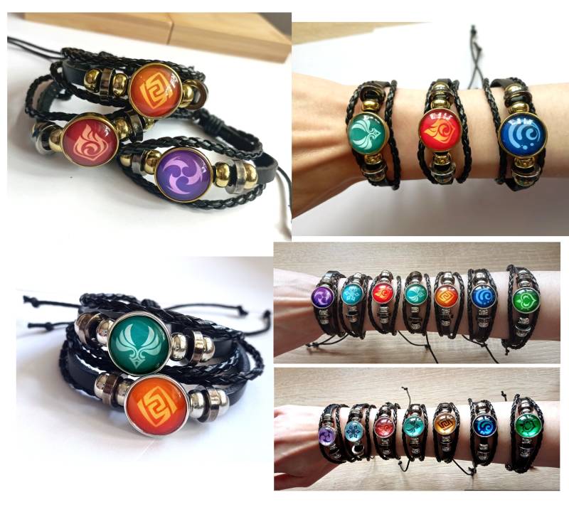 Genshin Auswirkungen Vision Armbänder 14 Verschiedene Designs von ChibiSparkleCreation