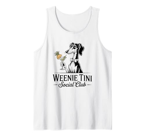 Sipping Style Cocktail Club Saluki Martini Design für Frauen Tank Top Sipping Style Cocktail Club Saluki Martini Design für Frauen Tank Top von Chic and Sassy Social Club Apparel for Women