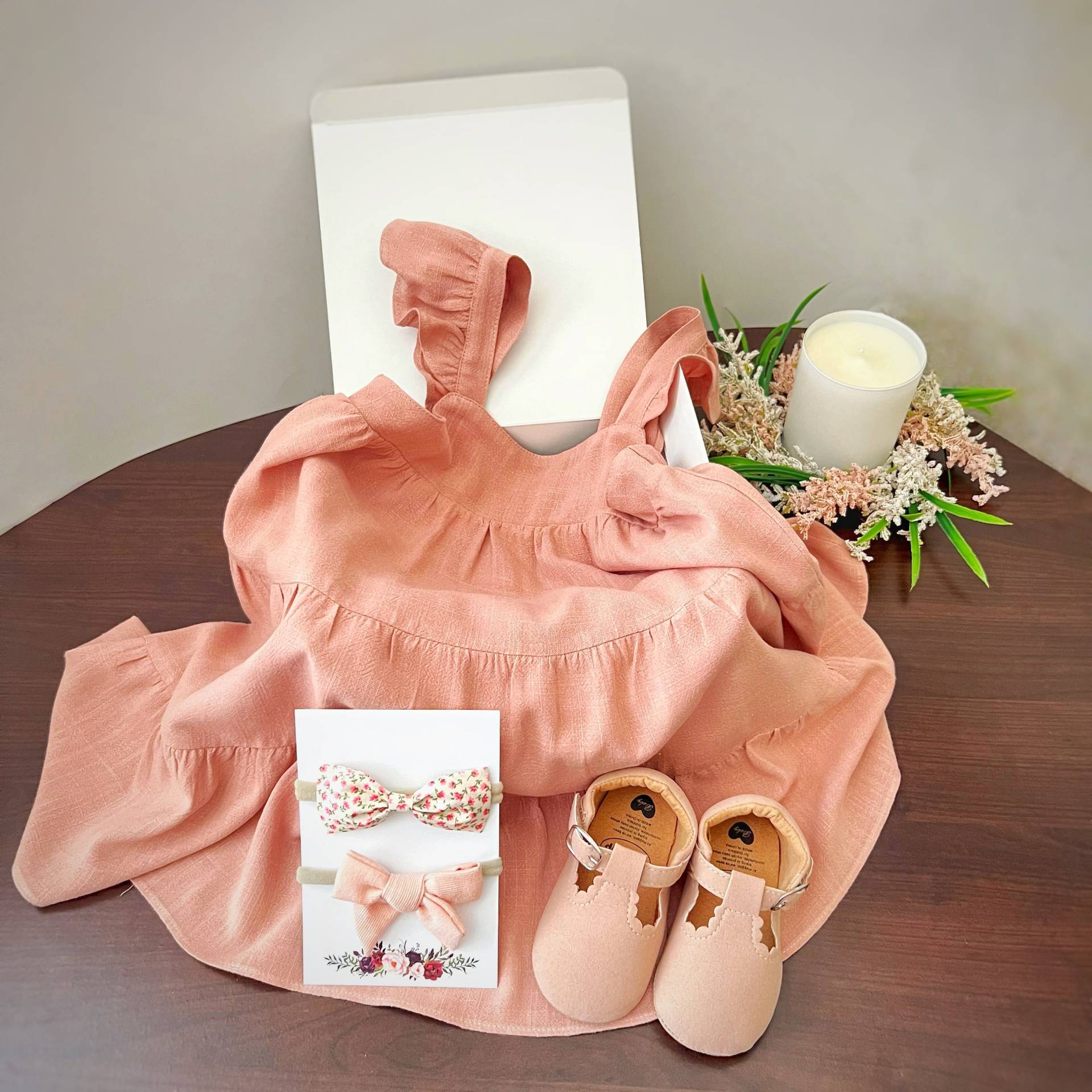 Baby Mädchen Geschenkbox, Kleid Und Schuhe Set, & Geburtstag Geschenkbox Für Mädchen, Erster von ChicBaBee