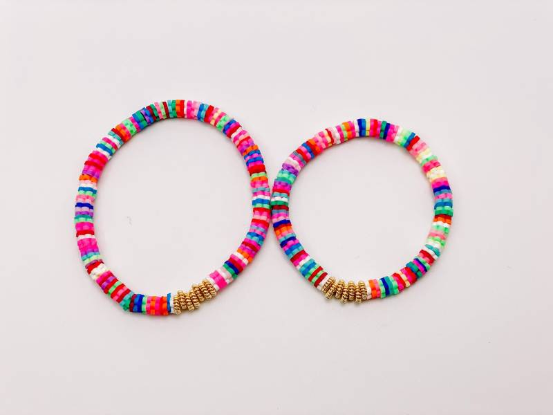 Mama Und Mich Armbänder, Mini Armband Set, Regenbogen Passende Mutter Tochter Armband, Geschenk, Muttertag von ChicMamaCreations