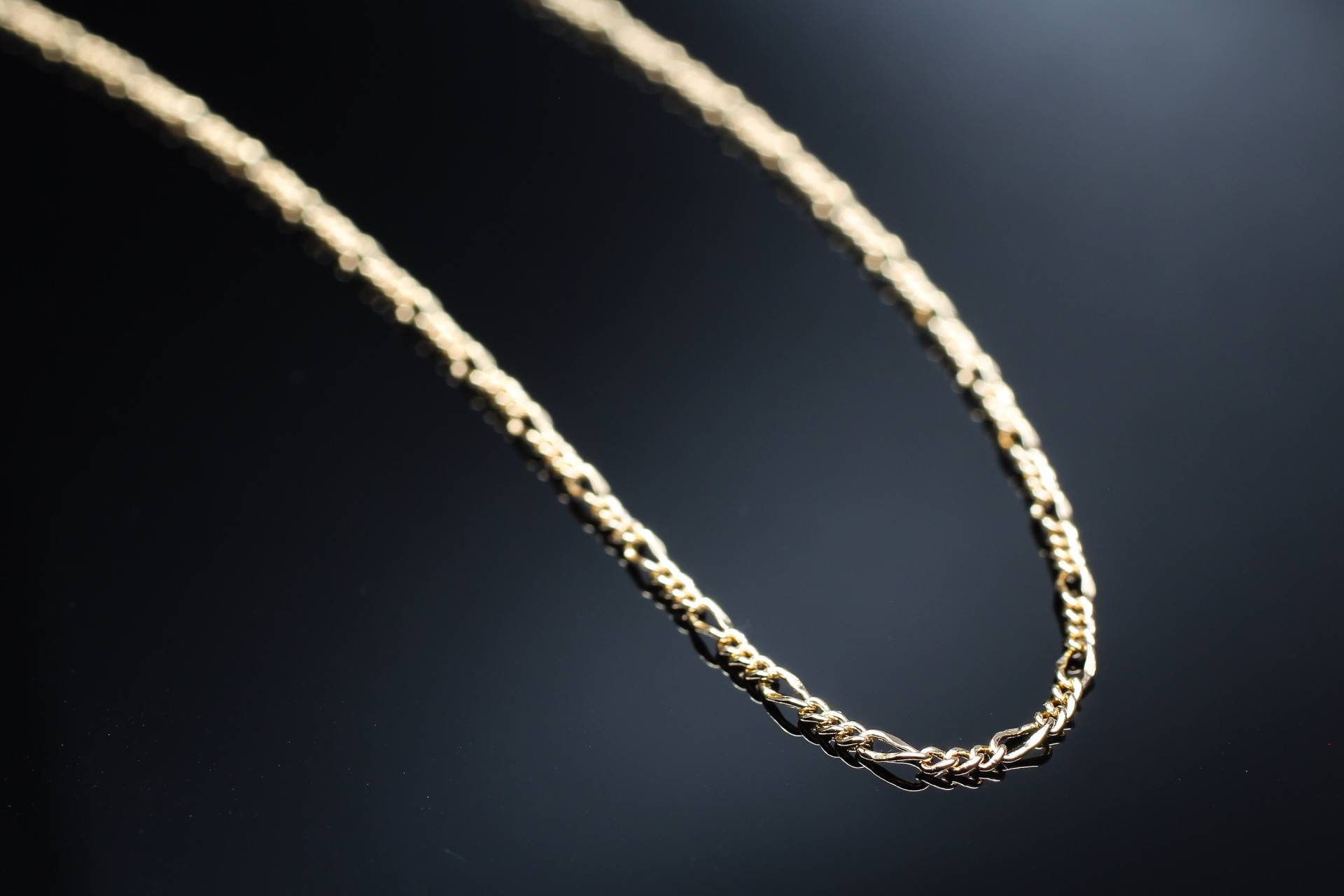 Figaro Goldkette Halskette/Gold Kette Halsband Schichtung Zierliche Dünne Geschenke Figaro Goldkette Halskette/Gold Kette Halsband Schichtung Zierliche Dünne Geschenke von ChicManic