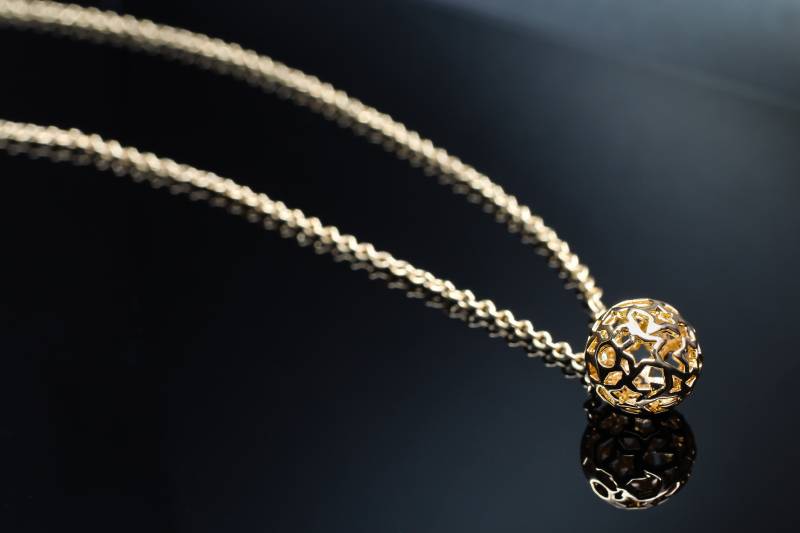 Minimale Kugel Anhänger Gold Halskette/Kette Halsband Minimal Täglichen Goldkette Zierliche Elegante Minimale Kugel Anhänger Gold Halskette/Kette Halsband Minimal Täglichen Goldkette Zierliche Elegante von ChicManic