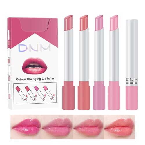 4-teiliges Lippenstift-Set, aufpolsternder Lippenstift, langanhaltendes Lipgloss-Set für Frauen, wasserfest, hautfarben, Geschenk für Mädchen und Frauen 4-teiliges Lippenstift-Set, aufpolsternder Lippenstift, langanhaltendes Lipgloss-Set für Frauen, wasserfest, hautfarben, Geschenk für Mädchen und Frauen von ChicNana