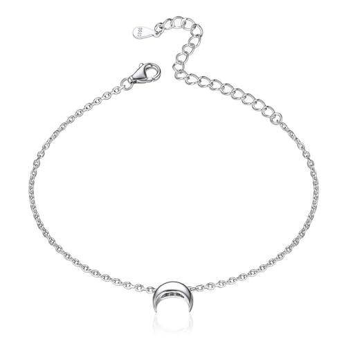 ChicSilver 925 Damen Silber Mond Armband als Muttertag/Geburtstag von ChicSilver