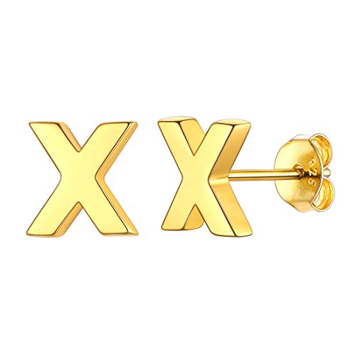 ChicSilver Initiale Alphabet Ohrhänger Damen Buchstabe X Ohrringe Einzigartige Ohrhänger mti Geschenkebox für Sie und Ihrer Lieber von ChicSilver