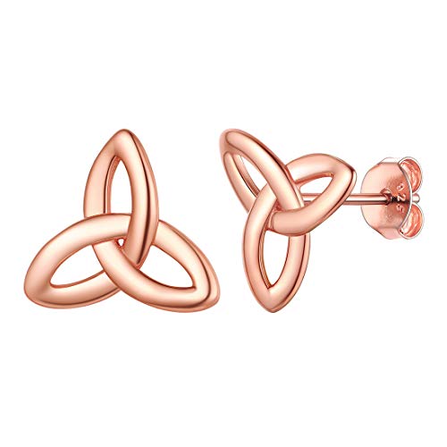 ChicSilver Minimalisitischer Ohrstecker Damen Keltischer Knot Ohrringe Damen Ohrschmuck mit Geschenkebox von ChicSilver