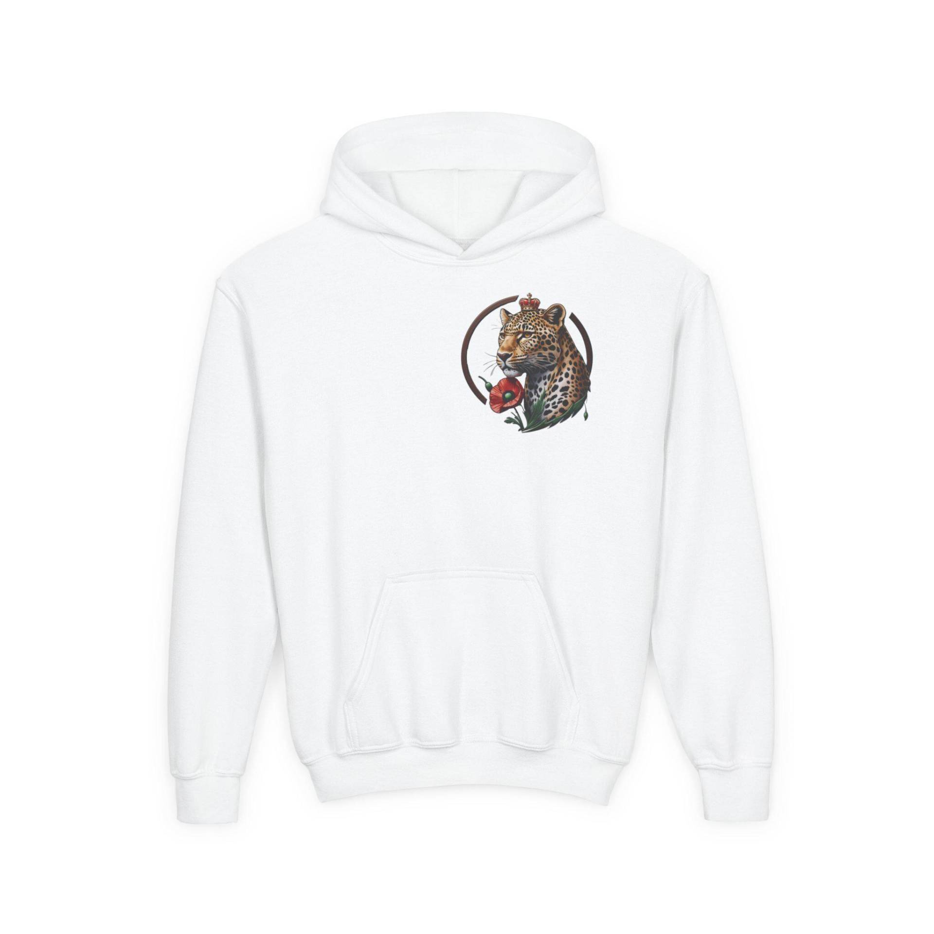 Animal Kingdom Jugend Hoodie, Leopard Löwe Hund Pinguin Adler Sweatshirt, Safari Wildtiere Kinder Pullover, Jungle Print Kapuzenpullover, Wild von ChicVelvet