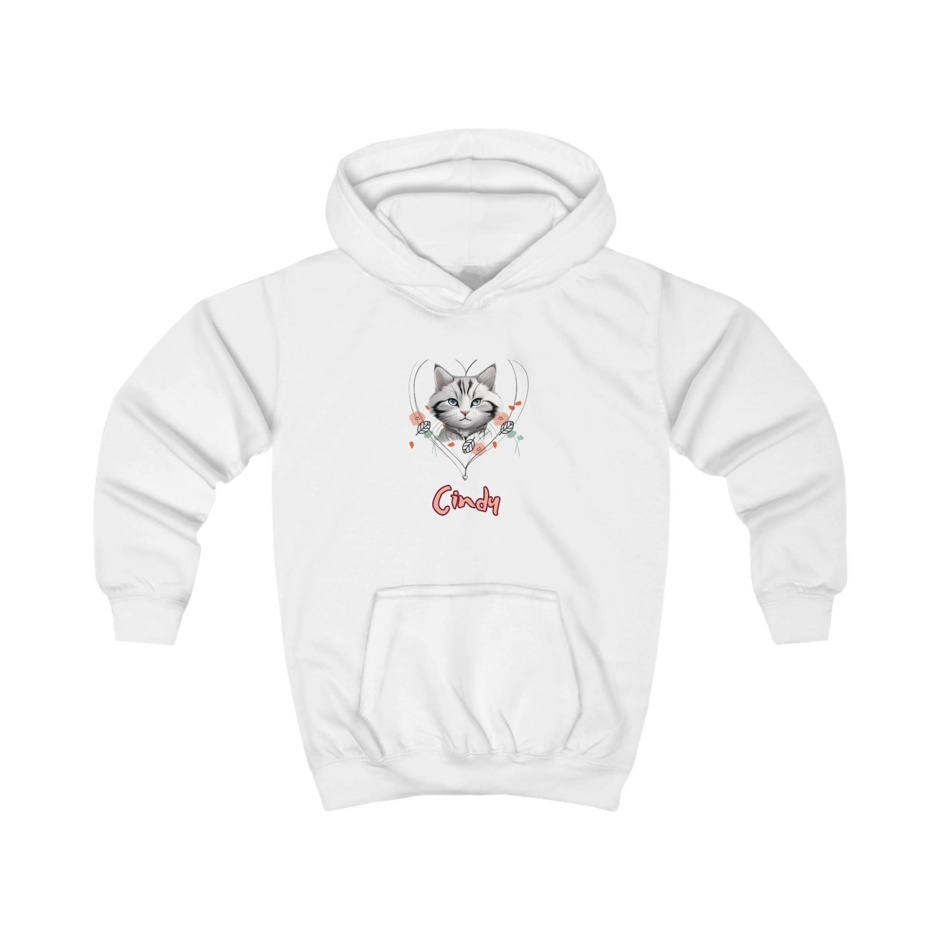 Kinder Kapuzenpullover, Katze Namens Cindy von ChicVelvet