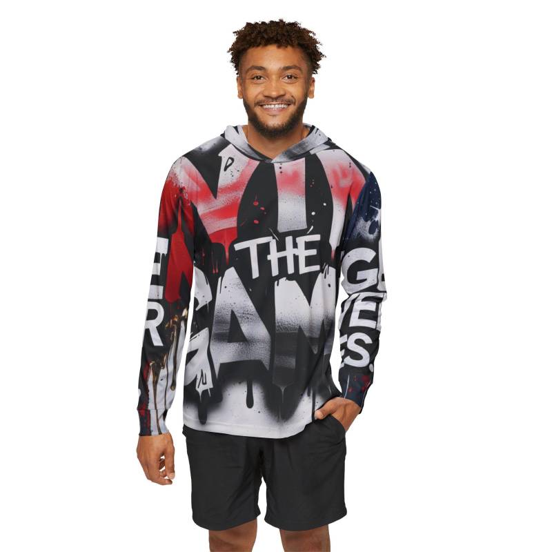 Sport Warmup Hoodie, Win The Game, Sportlicher Herren Activewear, Workout-Sweatshirt, Geschenk Für Sportfans von ChicVelvet