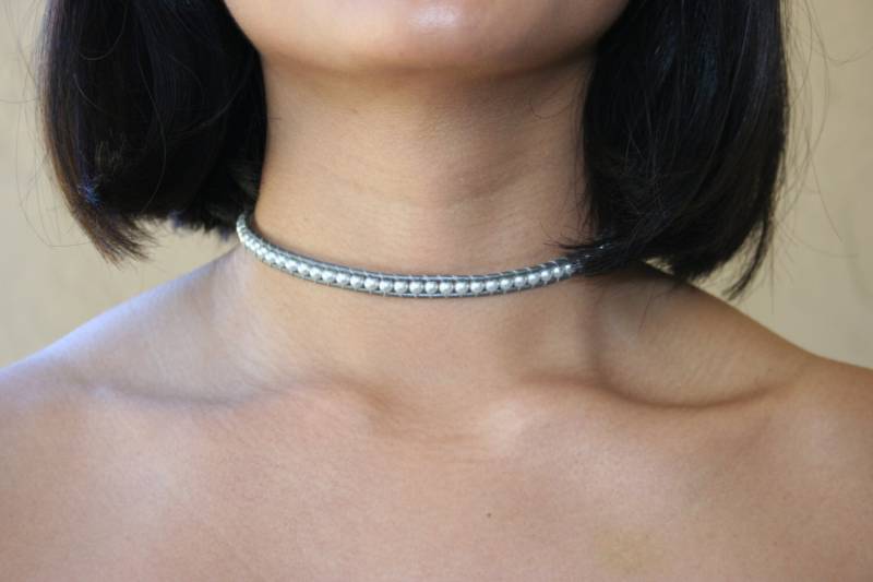 Leder Perlen Wrap Halskette Oder Armband Leder Perlen Wrap Halskette Oder Armband von ChicaDChic