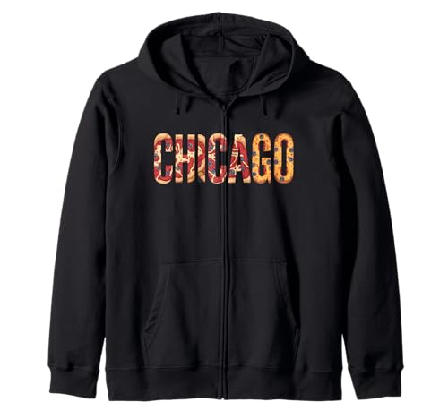 Chicago Tshirt Männer Frauen CG Illinois Il Vintage Retro Kapuzenjacke von Chicago Tshirt Männer Frauen Illinois Il Retro CG