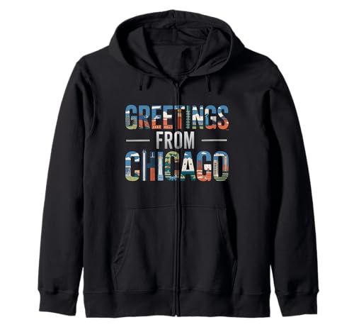 Chicago Tshirt Männer Frauen CG Illinois Il Vintage Retro Kapuzenjacke von Chicago Tshirt Männer Frauen Illinois Il Retro CG