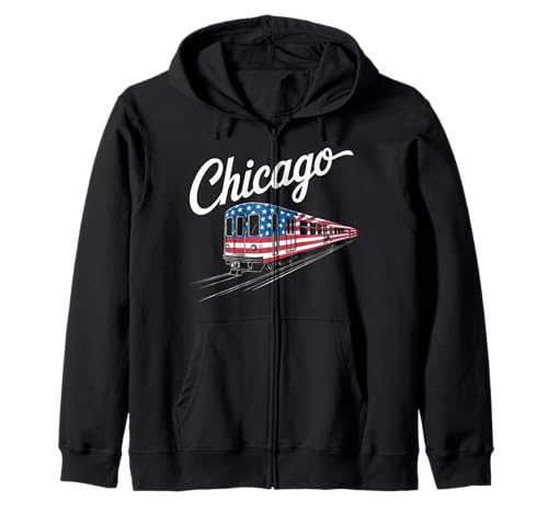 Chicago Tshirt Männer Frauen CG Illinois Il Vintage Retro Kapuzenjacke von Chicago Tshirt Männer Frauen Illinois Il Retro CG