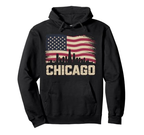 Chicago Tshirt Männer Frauen CG Illinois Il Vintage Retro Pullover Hoodie von Chicago Tshirt Männer Frauen Illinois Il Retro CG