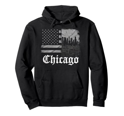 Chicago Tshirt Männer Frauen CG Illinois Il Vintage Retro Pullover Hoodie von Chicago Tshirt Männer Frauen Illinois Il Retro CG