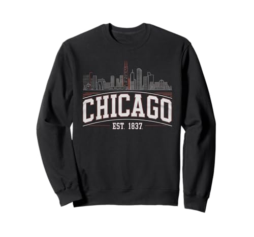 Chicago Tshirt Männer Frauen CG Illinois Il Vintage Retro Sweatshirt von Chicago Tshirt Männer Frauen Illinois Il Retro CG
