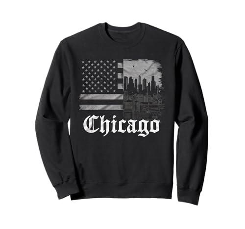 Chicago Tshirt Männer Frauen CG Illinois Il Vintage Retro Sweatshirt von Chicago Tshirt Männer Frauen Illinois Il Retro CG