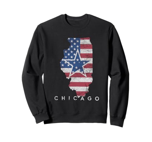 Chicago Tshirt Männer Frauen CG Illinois Il Vintage Retro Sweatshirt von Chicago Tshirt Männer Frauen Illinois Il Retro CG