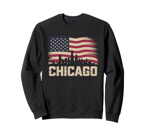 Chicago Tshirt Männer Frauen CG Illinois Il Vintage Retro Sweatshirt von Chicago Tshirt Männer Frauen Illinois Il Retro CG