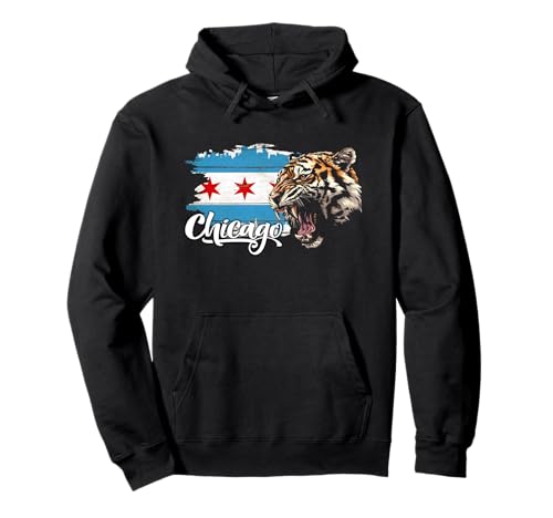 Chicago Flag T-Shirt, Chicago Maps, Chicago T-Shirts für Frauen Pullover Hoodie von Chicago tshirt, Vintage Chicago shirt for kids