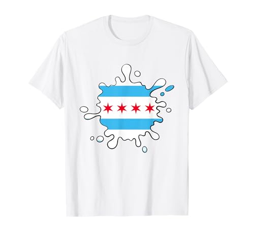 Chicago Flag T-Shirt, Chicago Maps, Chicago T-Shirts für Frauen T-Shirt von Chicago tshirt, Vintage Chicago shirt for kids
