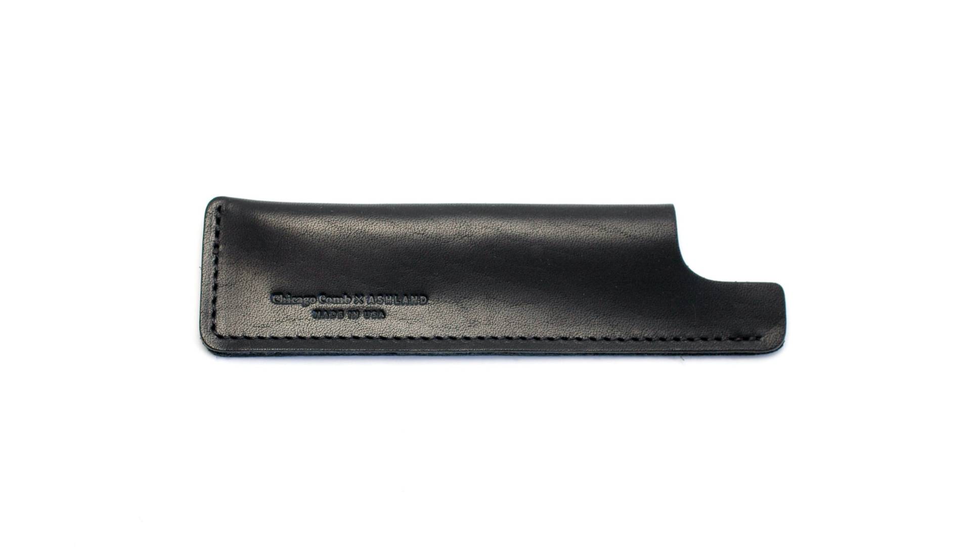 Dublin Schwarze Horween Lederscheide Für Chicago Comb Dublin Schwarze Horween Lederscheide Für Chicago Comb von Chicagocomb