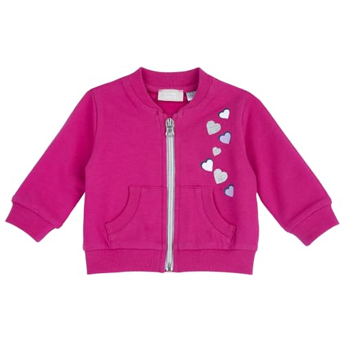 Chicco, Baby Mädchen Sweatjacke, mit Reißverschluss, Bequem und Modisch, aus Weichem Stoff, Maschinenwaschbar, Kinder und Mädchenbekleidung von Chicco