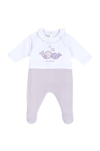 Chicco, Strampler für Neugeborene, aus Leichtem Stoff, mit Praktischer Rückenöffnung, Ideal für Frühling und Herbst, Designed in Italy, Babykleidung 0-24 Monate von Chicco