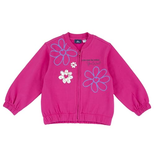 Chicco, Mädchen Sweatjacke, mit Reißverschluss, Bequem und Modisch, aus Weicher Baumwolle, Maschinenwaschbar, Babykleidung fur Mädchenbekleidung von Chicco
