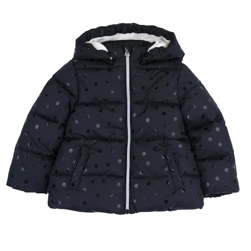 chico Mädchen Jacke mit Kapuze und Reißverschluss Warme Jacke mit Kapuze, Zobel, 4A von Chicco