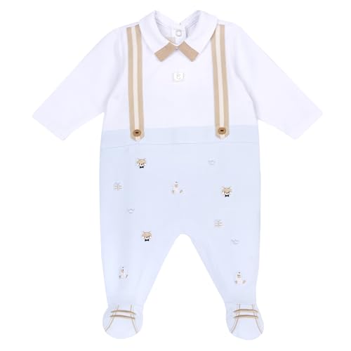 Chicco, Baby Strampler, Baby Strampler mit bequemem Knopfverschluss, aus weicher Baumwolle, maschinenwaschbar, Babykleidung 0-24 Monate, Entworfen in Italien von Chicco