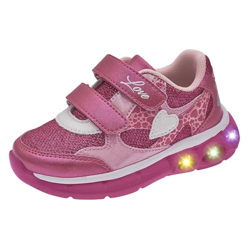 Chicco, Kinderschuhe mit Lichtern, Sneaker mit Bunten Lichtern in der Sohle, mit Doppeltem Klettverschluss, Schuhe für Mädchen und Jungen, Italienisches Design, Designed in Italy von Chicco
