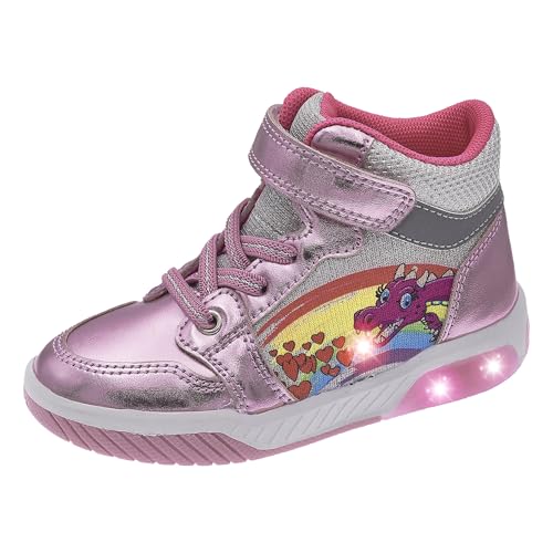 Chicco, Kinderschuhe mit Lichtern, Sneaker mit Bunten Lichtern in der Sohle, mit Doppeltem Klettverschluss, Schuhe für Mädchen und Jungen, Italienisches Design, Designed in Italy von Chicco