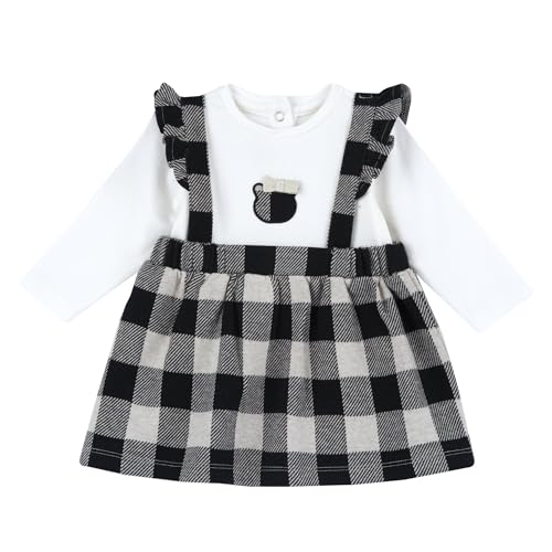 Chicco, Kleid Baby Mädchen mit Langarm, aus weichem Stoff, Maschinenwaschbar, Kleidung Neugeborene 0-24 Monate, Entworfen in Italien von Chicco