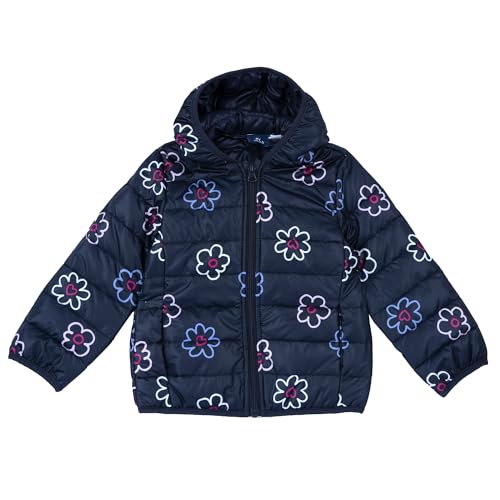 chico Mädchen Jacke mit Kapuze und Reißverschluss Warme Jacke mit Kapuze, Blau, 5A von Chicco