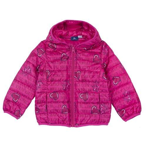 chico Mädchen Jacke mit Kapuze und Reißverschluss Warme Jacke mit Kapuze, Fuchsia, 2A von Chicco