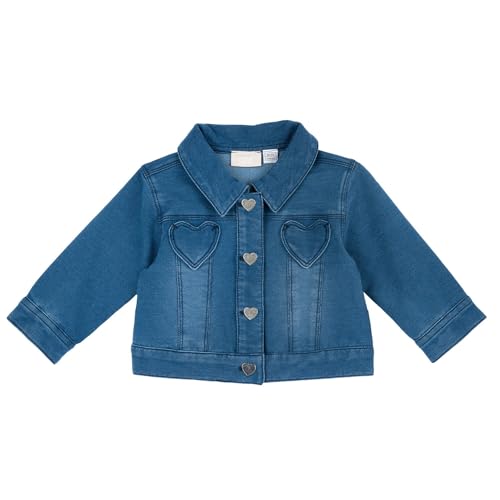 Chicco, Meisjes Winddichte Denim Jas, Jack met Capuchon en Handige Voorkant met Rits, Machinewasbaar, Kleding voor Meisjes 0-24 Maanden, Entworfen in Italien Chicco, Meisjes Winddichte Denim Jas, Jack met Capuchon en Handige Voorkant met Rits, Machinewasbaar, Kleding voor Meisjes 0-24 Maanden, Entworfen in Italien von Chicco