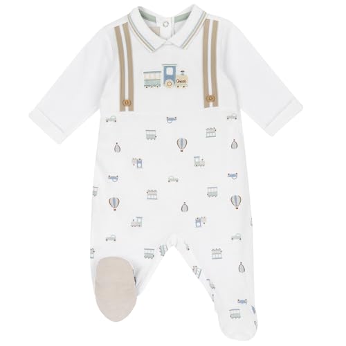 Chicco, Baby Strampler, mit bequemer Knopfleiste, 100% Baumwolle, maschinenwaschbar, Babykleidung 0-24 Monate, Entworfen in Italien von Chicco