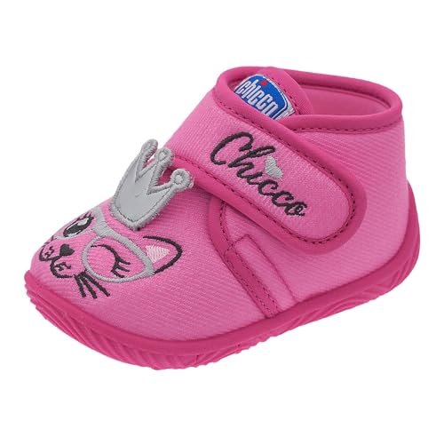 Chicco, Hausschuhe für Mädchen, Perfekt für Zuhause und den Kindergarten, Bequem, Flexibel, Atmungsaktiv und Leicht, Mädchenschuhe, Bunt, Entworfen in Italien von Chicco