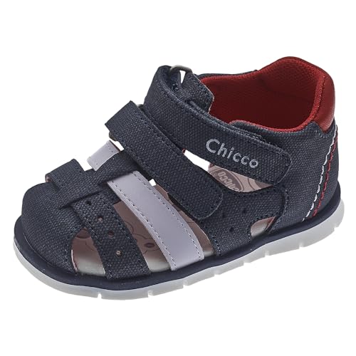 Chicco, Sandalen met Dubbele Klittenband en Gesloten Neus, Comfortabel, Licht, Flexibel en Atmungsaktive, Jungen, Entworfen in Italien von Chicco