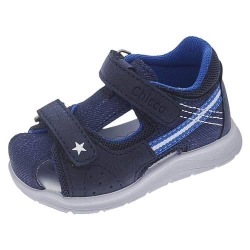 Chicco, Sandalen met Dubbele Klittenband en Gesloten Neus, Comfortabel, Licht, Flexibel en Atmungsaktive, Jungen, Entworfen in Italien von Chicco