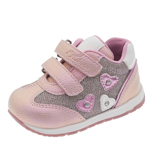 Chicco, Kindersneaker mit Doppeltem Klettverschluss, Bequem, Flexibel und Atmungsaktiv, Perfekt für Frühling, Herbst und Winter, Kinderschuhe für Mädchen, Entworfen in Italien von Chicco