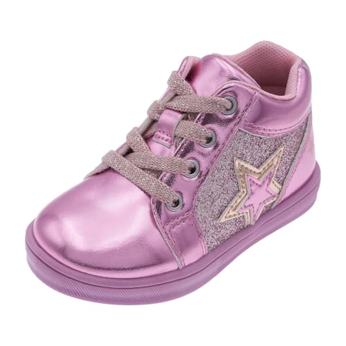 Chicco, Kinderstiefel mit Seitlichem Reißverschluss und Schnürsenkeln, Bequem, Flexibel und Atmungsaktiv, Perfekt für Frühling, Herbst und Winter, Stiefeletten für Mädchen, Entworfen in Italien von Chicco