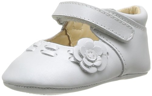 Chicco 1050401 Nimy Ballerinas aus Leder für Mädchen, Weiß, 17 EU von Chicco